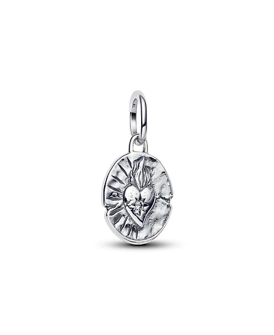 Pandora Sterling Silver Heart Medallion Charms