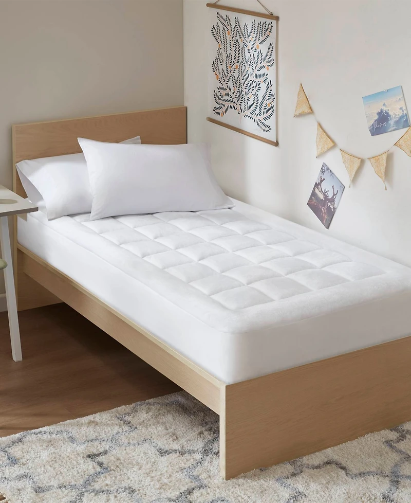 Madison Park Cloud Soft Plush Waterproof Mattress Pad