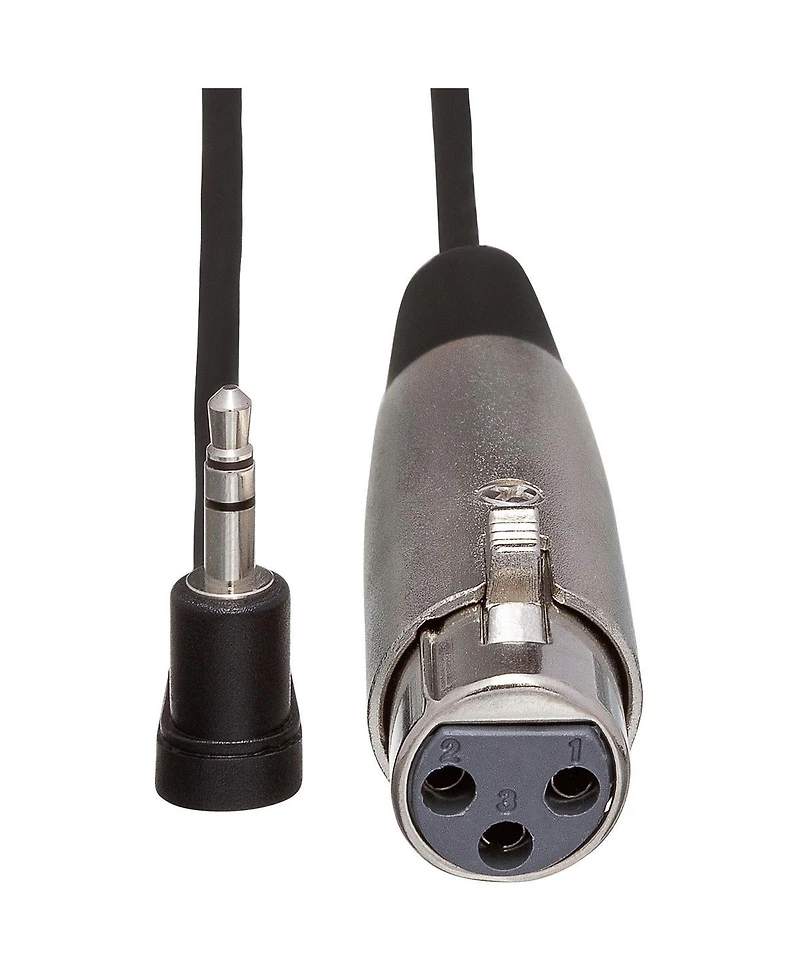 Hosa Technology 2' XLR3F to Right Angle 3.5mm Trs Microphone Cable