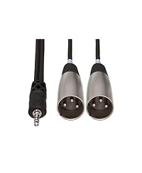 Hosa Technology Hosa Cyx-402M 3.5 mm Trs to Dual XLR3M Stereo Breakout Cable, 2 Meters