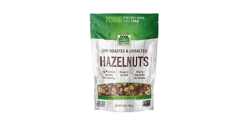 Now Foods Hazelnuts Dry Roasted And Unsalted ,16 Oz