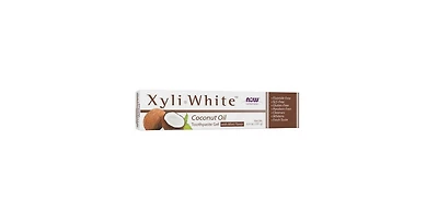 Now Foods XyliWhite Coconut Oil Toothpaste Gel ,1 Oz