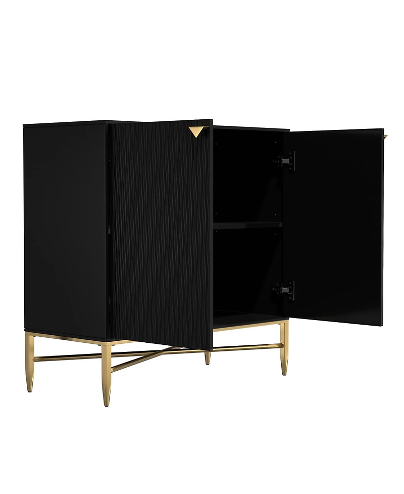 2 Door Locker Accent Cabinet