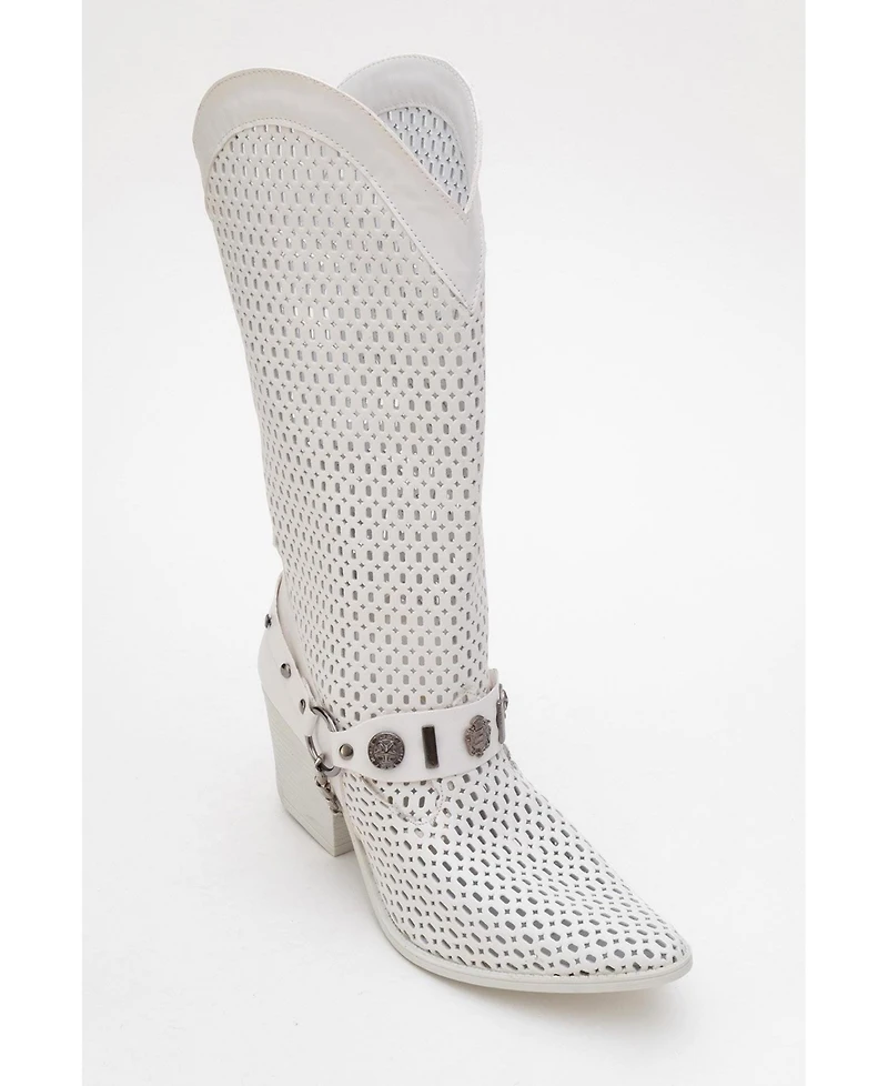 Prologue Shoes Lumen Block Heel Western Boot (Women)