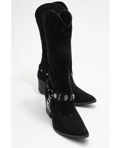 Prologue Shoes Lumen Block Heel Western Boot (Women)