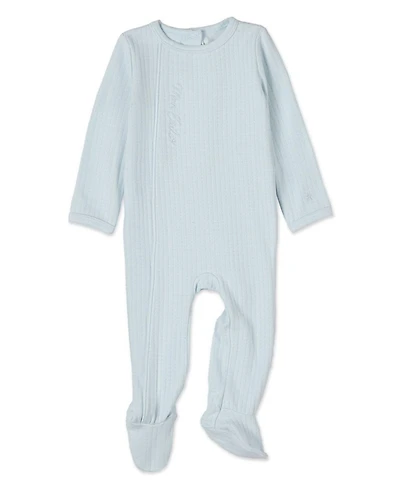MeMoi Baby "Mon Etoile" Cotton Rich Pointelle Footie