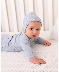 MeMoi 2 Piece Baby Boys "Blueberries" 100% Cotton Smocked Footie Set