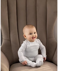 MeMoi Baby and Toddler Boys "Small Dots" Cotton Rich Double Layer Footie