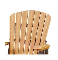 American Furniture Classics Fan Back Glider Made in the Usa- Cedar, Tudor Brown