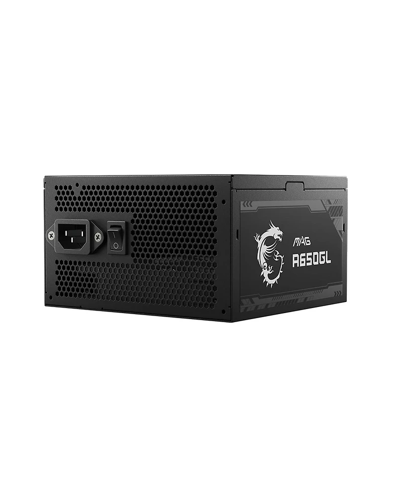 Msi Mag A650GL 650W 80+ Gold Certified Modular Atx Power Supply Unit