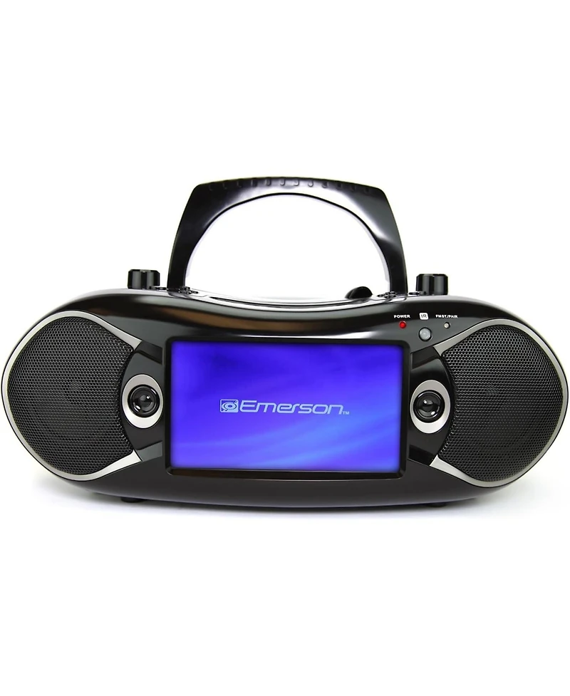 Emerson Edl-2870H Bluetooth Boombox Dvd Player with 7'' Lcd Screen, Tv Tuner and Radio