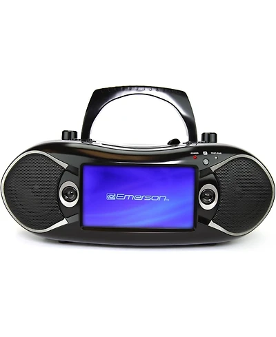 Emerson Edl-2870H Bluetooth Boombox Dvd Player with 7'' Lcd Screen, Tv Tuner and Radio
