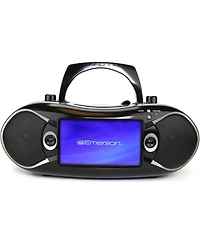 Emerson Edl-2870H Bluetooth Boombox Dvd Player with 7'' Lcd Screen, Tv Tuner and Radio