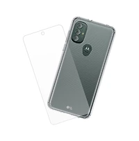 Case-Mate Protection Pack Tough Case and Glass Screen Protector for Motorola Moto G Power (2022)