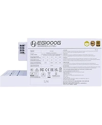 Lian-Li EG1000G Edge Gold 1000W 80+ Gold Certified Fully Modular Atx Psu with Usb Hub, White