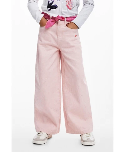 Desigual Girls Girls's Wide melange trousers