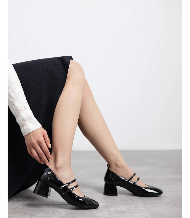 Women's Block Heel Pointy Toe Pumps By Xti