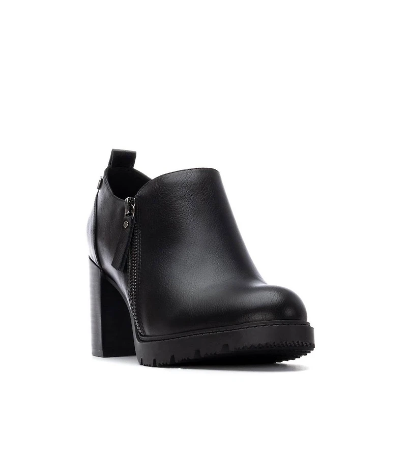 Women's Zipper Block Heel Pumps By Xti