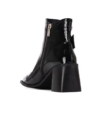 Xti Women's Heeled Patent Leather Chelsea Booties By Xti