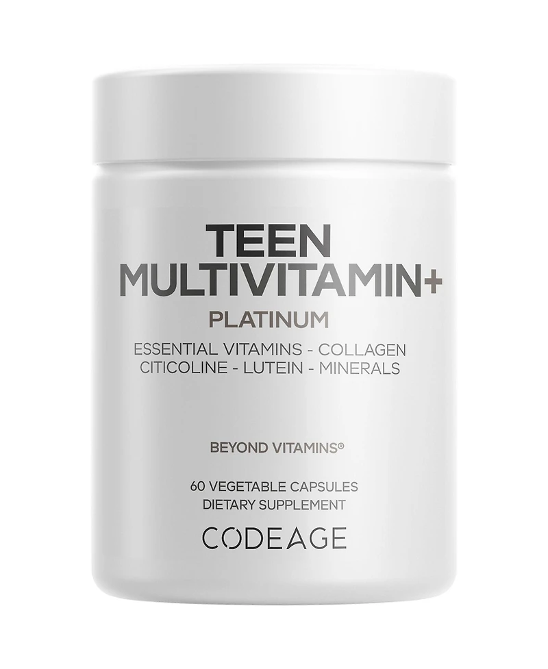 Codeage Teen Multivitamin+ Platinum Supplement