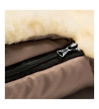 Cover Baby Baby Cover 0-3 Years Scandinavian Organic Wool Adjustable Footmuff in Beige