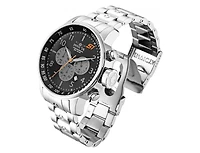 Invicta Men's 23084 S1 Rally Quartz Chronograph Black Dial Watch