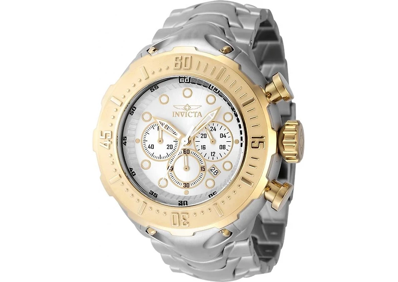 Invicta Men's 46545 Bolt Quartz Chronograph Antique Silver Dial Watch