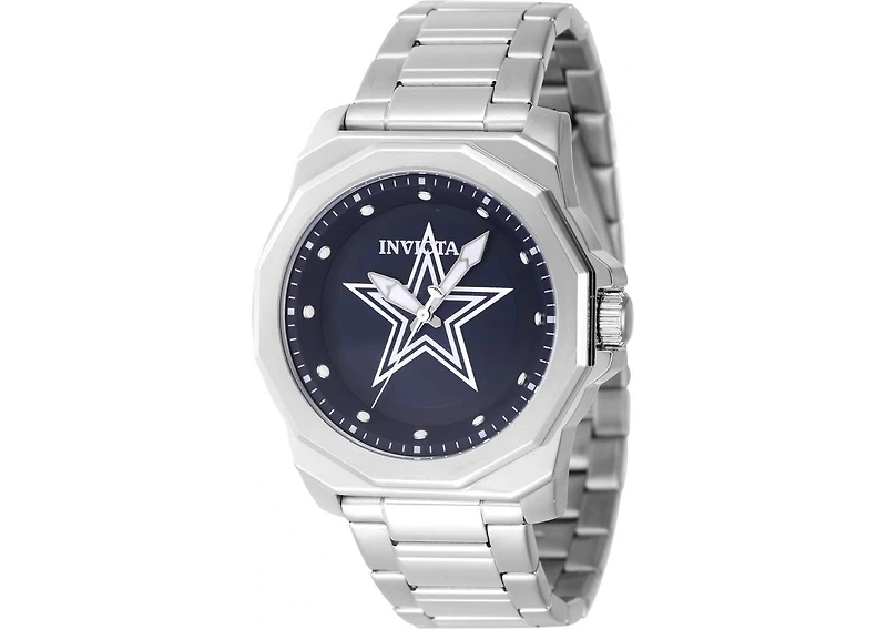 Invicta Men's 47920 Nfl Dallas Cowboys Quartz 3 Hand Blue Dial Watch