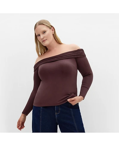 City Chic Women's Plus Jojo Knit Top