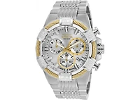 Invicta Men's 25863 Bolt Quartz Chronograph Silver Dial Watch