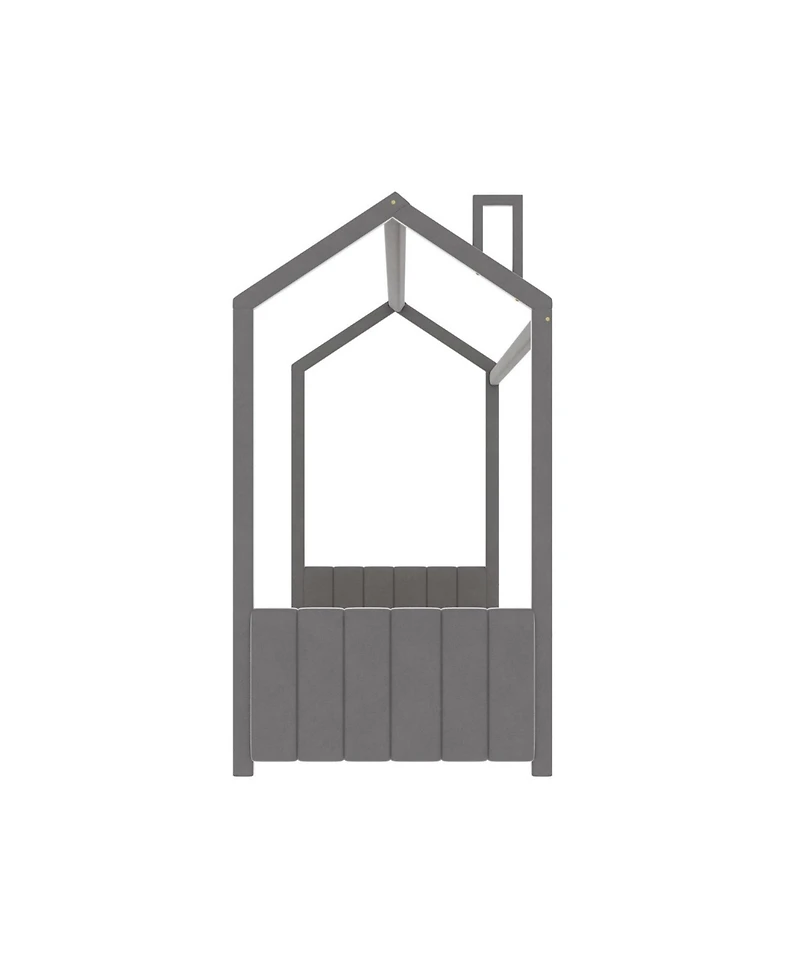 Streamdale Furniture Twin Size House Bed Wood Bed