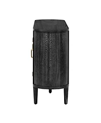 Streamdale Furniture Farmhouse Sideboard Cabinet with Glass Doors