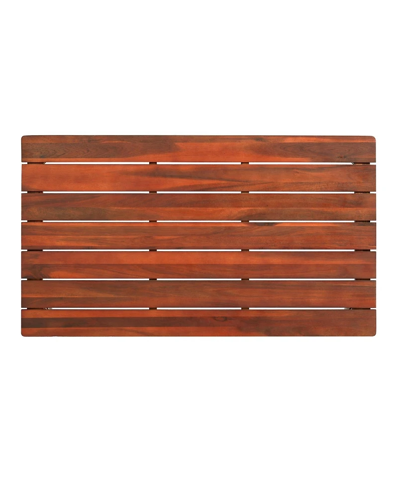 Streamdale Furniture Rustic Acacia Wood Outdoor Coffee Table