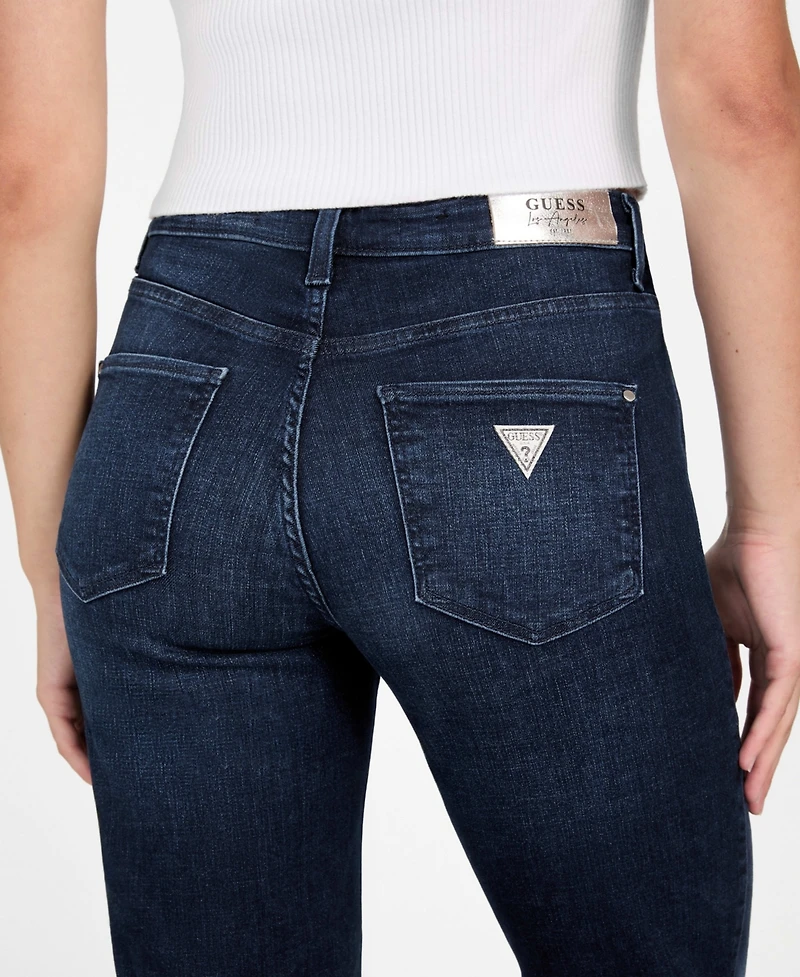 Guess Women's Straight Fit Mid Rise Jeans