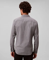Calvin Klein Men's Long Sleeve Plaid Shirt