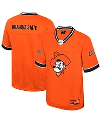 Colosseum Men's Orange Oklahoma State Cowboys Nothing But The Hits Football Jersey