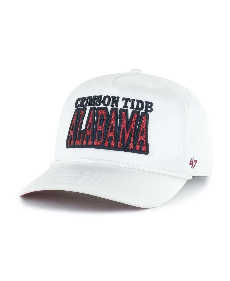 '47 Brand Women's White Alabama Crimson Tide Outspoken Hitch Adjustable Hat