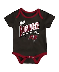 Outerstuff Infant 3-Piece Tampa Bay Buccaneers All Day Play Bodysuit Set