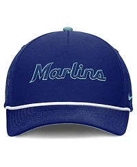 Nike Men's Royal Miami Marlins Father's Day Rise Adjustable Hat
