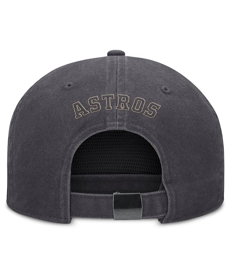 Nike Men's Anthracite Houston Astros Monotone Pro Adjustable Hat