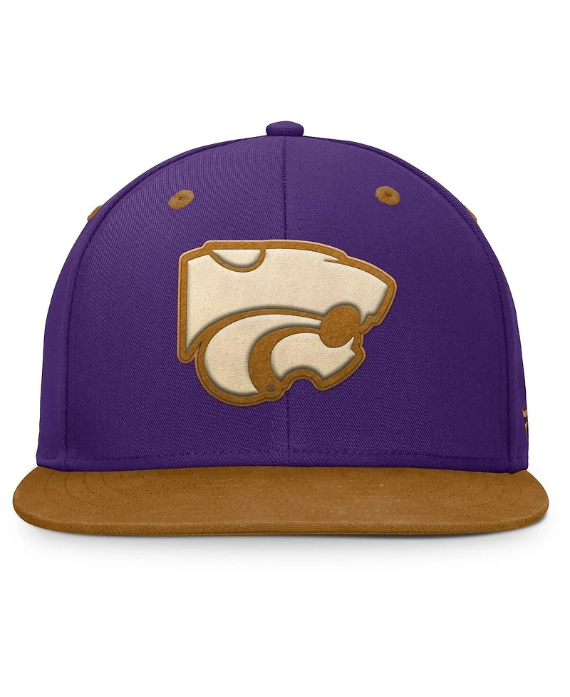 Fanatics Men's Purple/Brown Kansas State Wildcats NoBo Fitted Hat