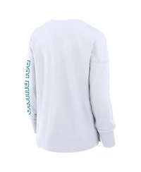 Fanatics Women's White Miami Dolphins Hometown Legacy Long Sleeve T-Shirt