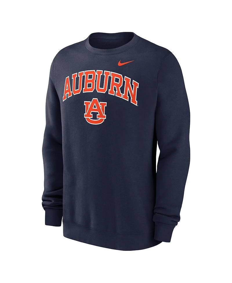 Nike Men's Navy Auburn Tigers Arch Pullover Sweatshirt