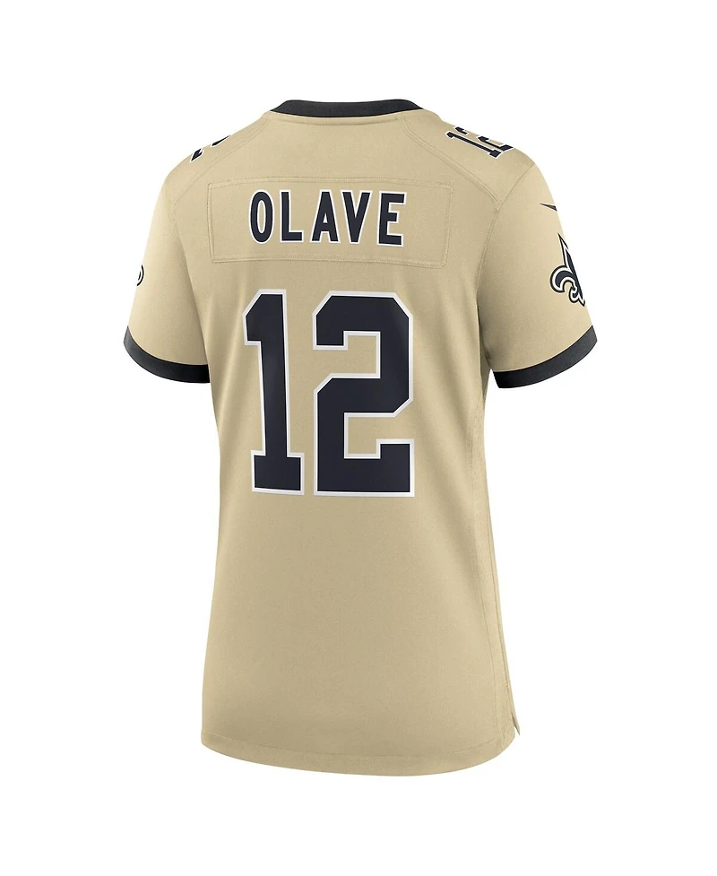 Nike Women's Chris Olave Gold New Orleans Saints Gameday Golds Alternate Game Player Jersey