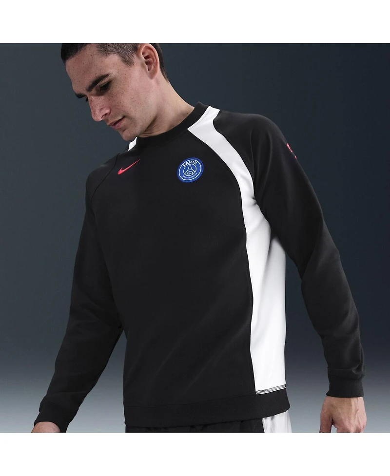 Nike Men's Black Paris Saint-Germain Third 2025/26 T90 Pullover Sweatshirt