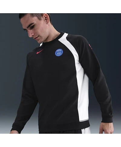 Nike Men's Black Paris Saint-Germain Third 2025/26 T90 Pullover Sweatshirt