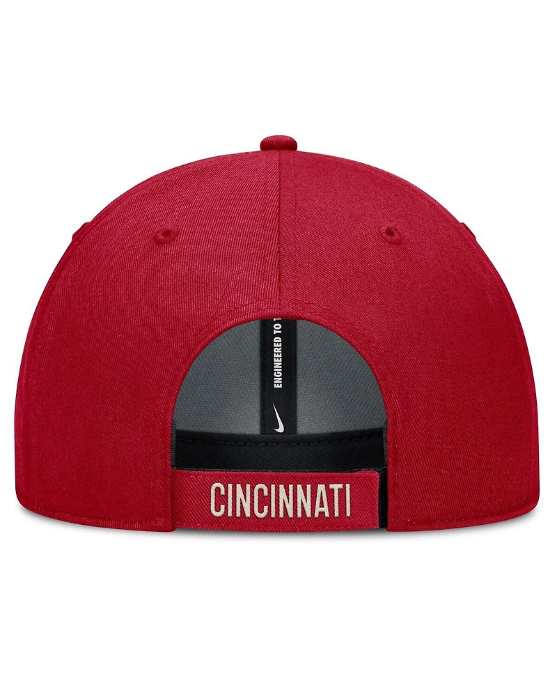Nike Men's Red/Natural Cincinnati Reds Statement Club Performance Adjustable Hat