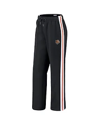Wear by Erin Andrews Women's Black Cincinnati Bengals Color-Block Straight Leg Pants