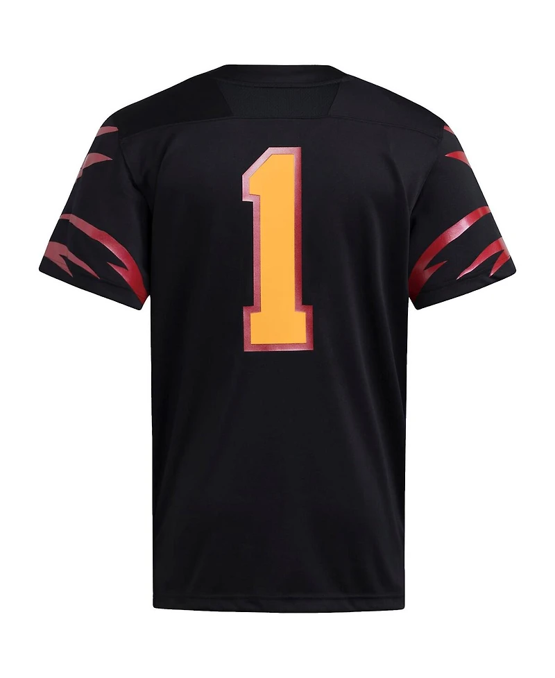 Adidas Men's Black Grambling Tigers Premier Strategy Jersey