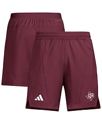 Adidas Men's Maroon Texas A M Aggies Program Woven Training Shorts